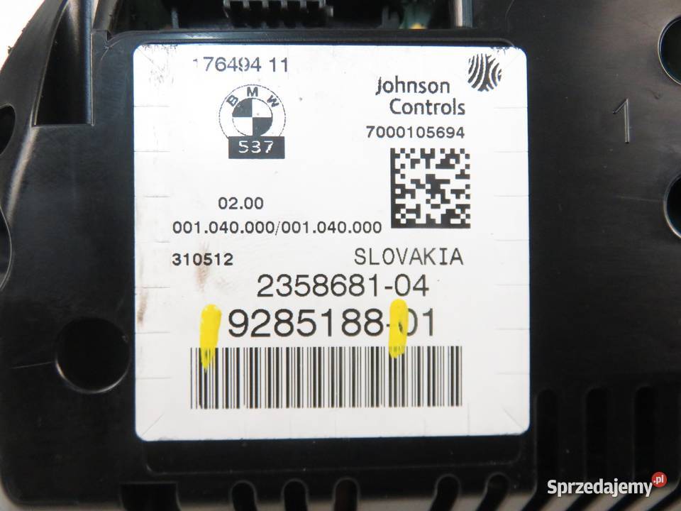 LICZNIK BMW X3 F25 xDrive 35 i 9285188 7649411 osobowe