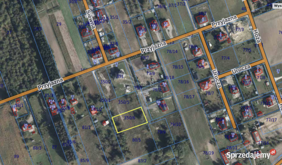 Działka budowlana 1800 m2 w Rudce koło Chełma Sprzedaż Rudka