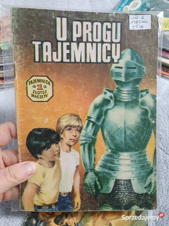 Tajemnica Złotej Maczety zestaw 2 komiksów wyd1 historyczne i wojenne Gdynia