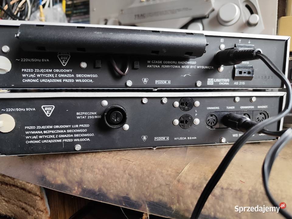 mini zestaw Unitra AS215 WS315 Wieże i miniwieże Stargard