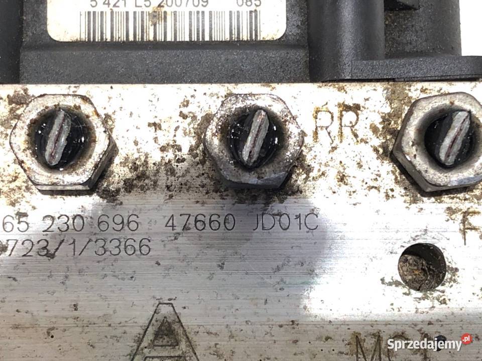 POMPA ABS NISSAN QASHQAI J10 47660JD01C 16 114 osobowe Części samochodowe