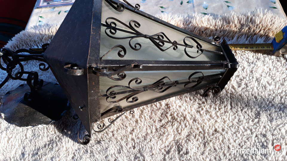 Pięknaduża lampa z PRLuMetalszkło Gorzów Wielkopolski