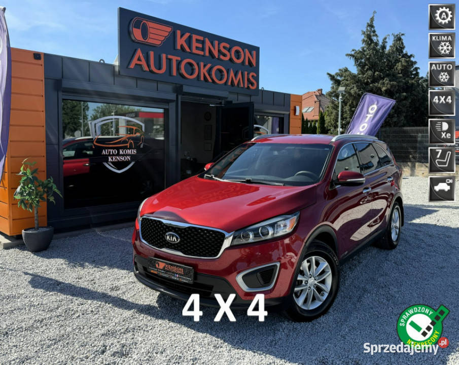 Kia Sorento 7Osobowa 4x4 LOCK LED Klimatyzacja kamera cofania Bydgoszcz sprzedam
