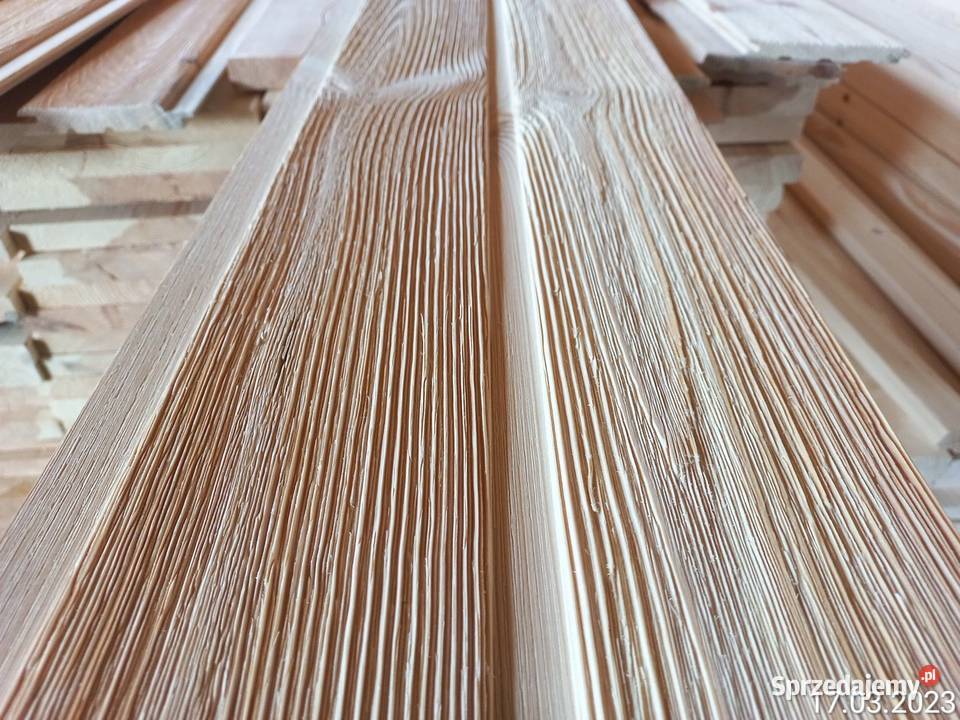 Deski szczotkowane postarzane taras podbitka dolnośląskie Raszówka