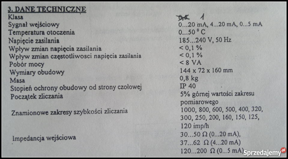 Elektroniczny licznik przepływu ELP 12 Dąbrowa Górnicza