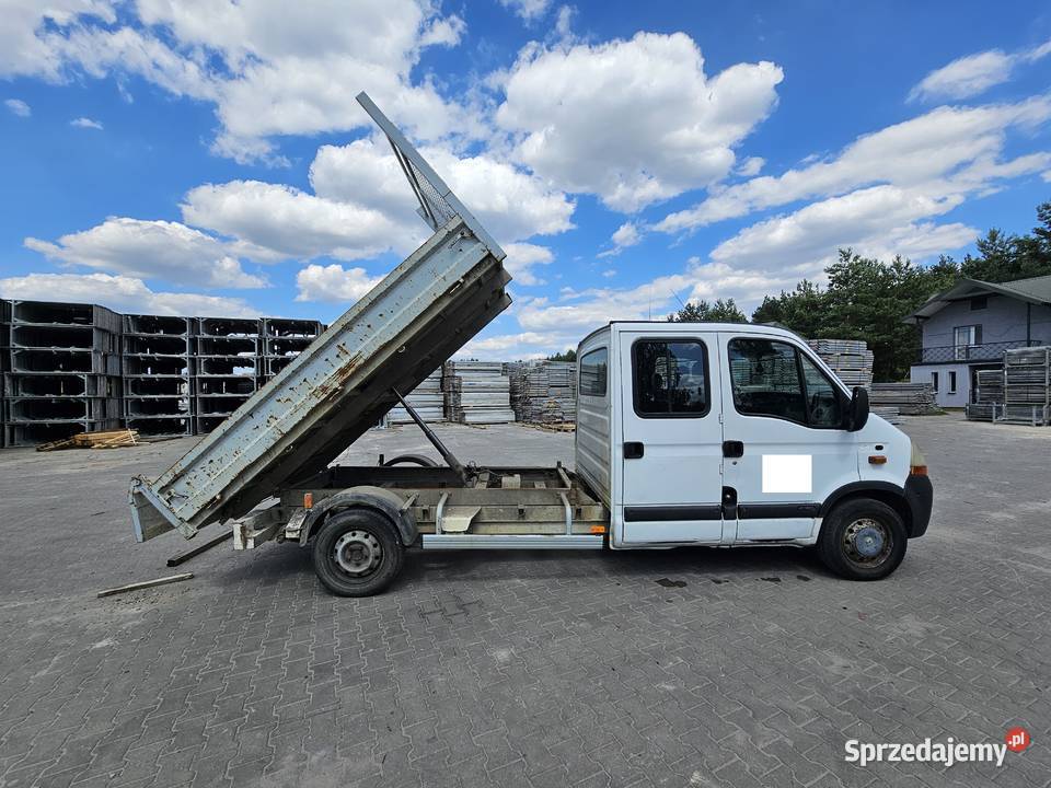 Renault MASTER Wywrotka Master brygadówka 7 osób nieuszkodzony