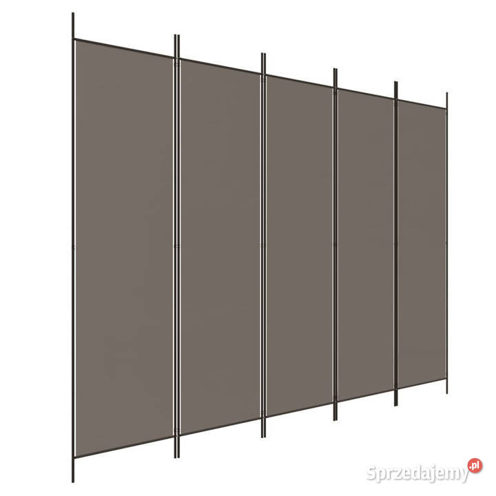 Parawan 5panelowy antracytowy250x220 tkanina Warszawa sprzedam