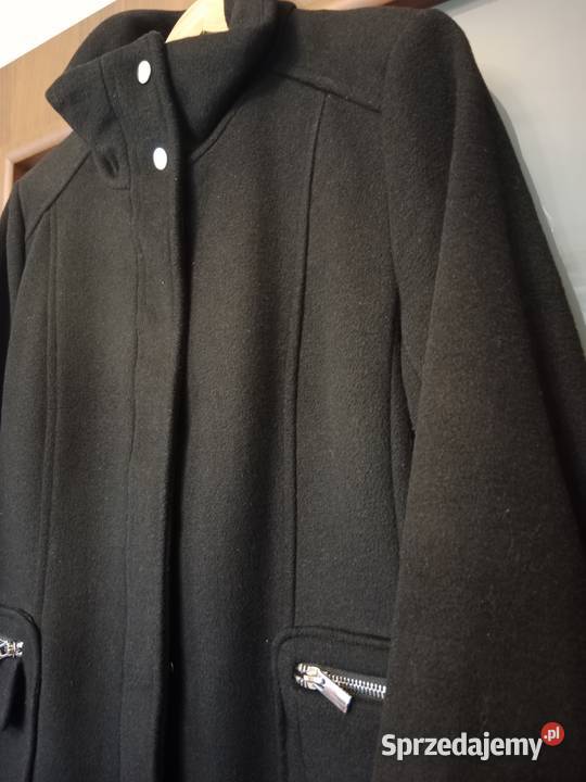płaszcz HM czarny Inny rodzaj Poznań sprzedam
