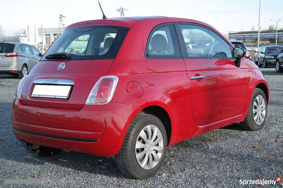 Nieuszkodzony Fiat 500 czerwony elektryczne szyby Żory