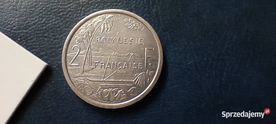 Stare monety 2 frank 1996 Polinezja podkarpackie Lesko