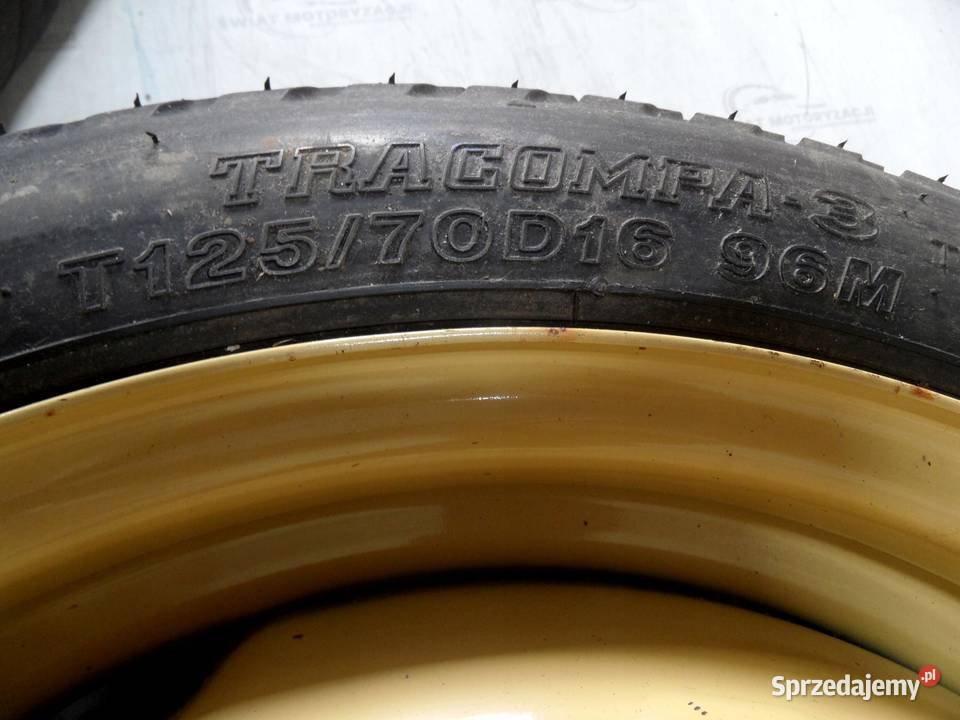 TOYOTA AVENSIS T25 PRIUS koło dojazdowe 1257016