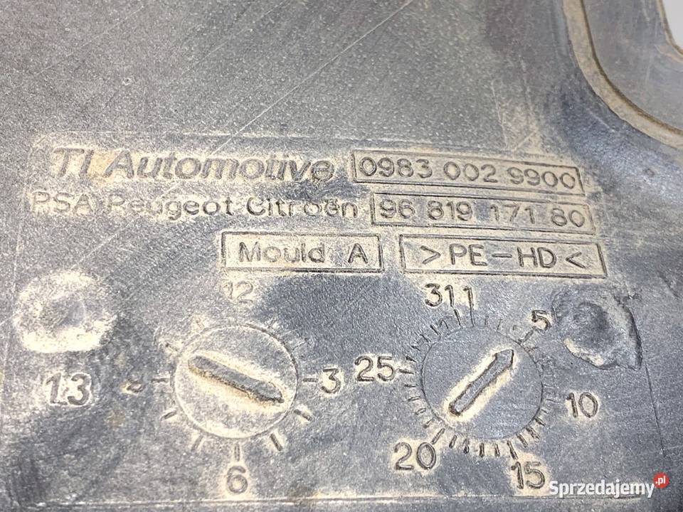 ZBIORNIK DPF PEUGEOT 508 I 9681917180 20 163
