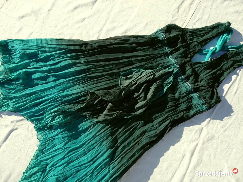 Zwiewna Elegancka sukienka wizytowa 38 40 sprzedam