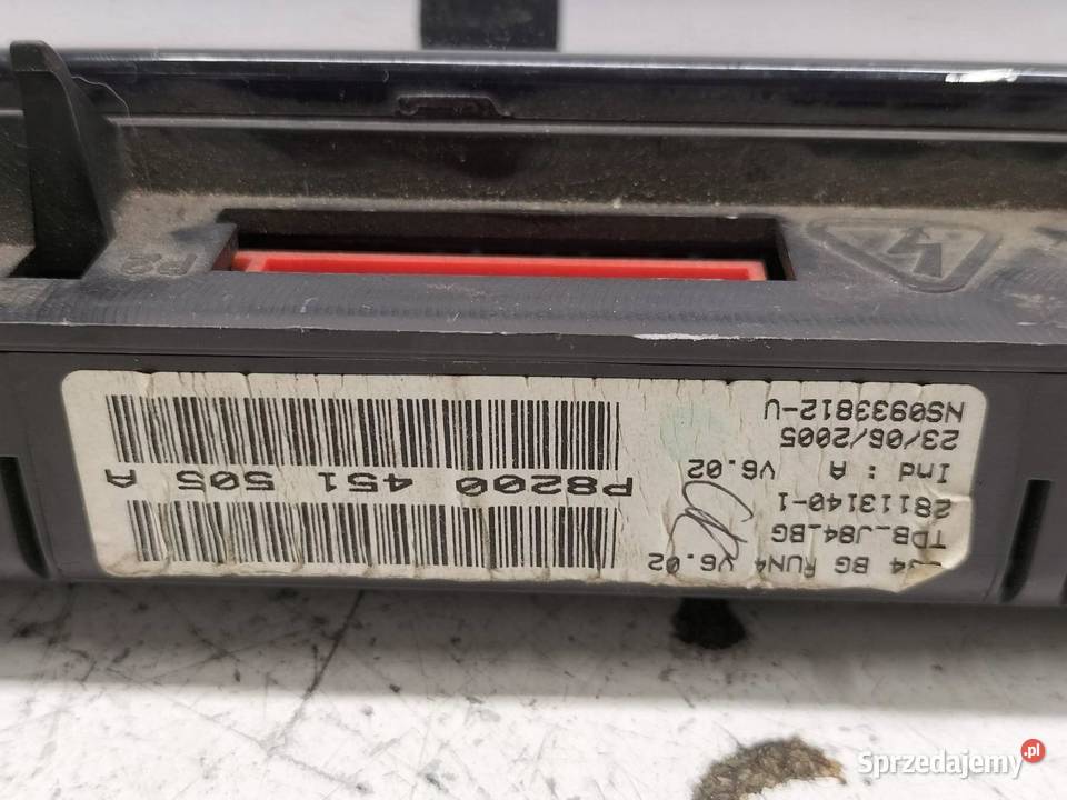 LICZNIK 8200451505A Renault Scenic II 20032009 Liczniki i zegary
