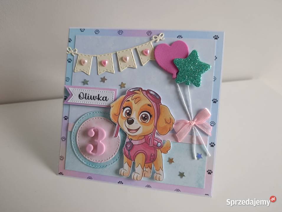 Personalizowana kartka na urodziny ręcznie Łódź