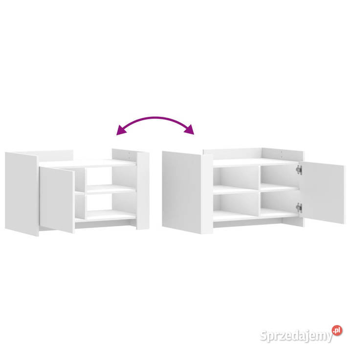 Stolik kawowy biały 80x50x50 materiał Meble Warszawa sprzedam