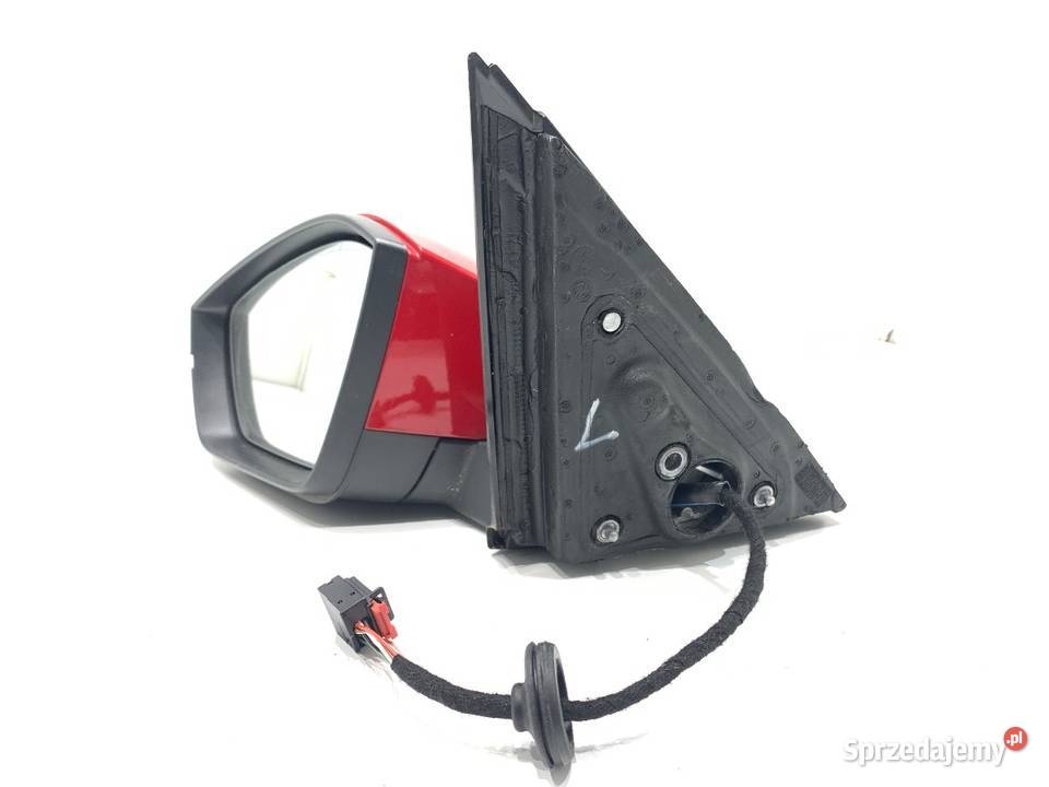LUSTERKO LEWY SKODA KAMIQ Crossover CZERWONY osobowe Lusterka zewnętrzne podkarpackie