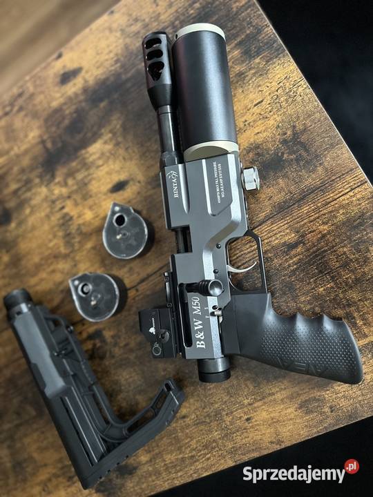 Pistolet big bore PCP AEA HP bintac M50 kal45 Płock