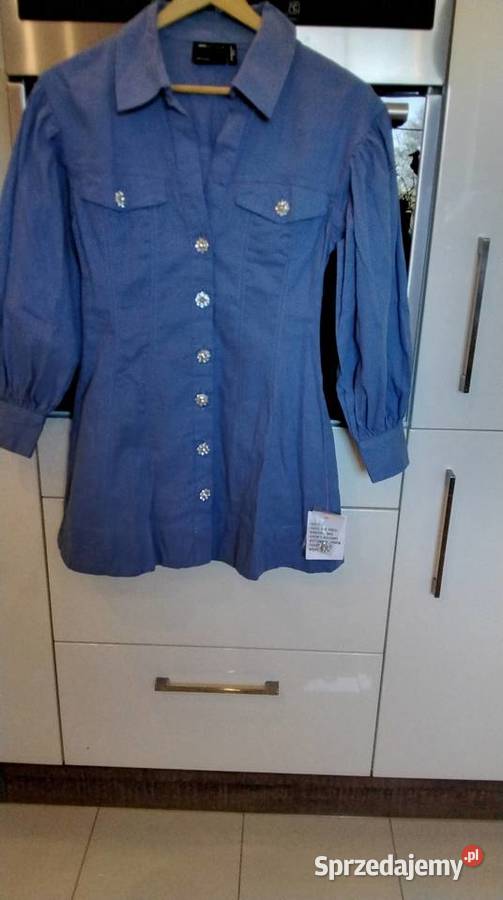 Sukienka Jeans Mini Damska ASOS Design XS Nowa ASOS Spódnice i sukienki Nowa Sól