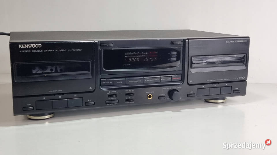 Magnetofon catette deck Kenwood KX W 4060 Międzychód