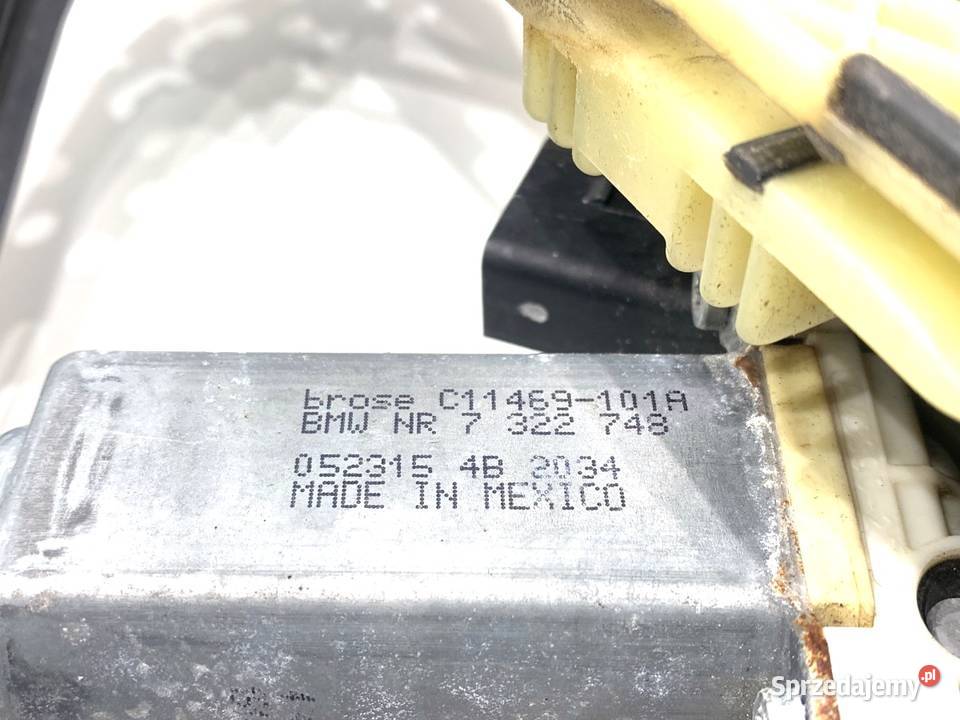 PODNOŚNIK SZYBY PRAWY PRZÓD BMW F16 7322748 SUV