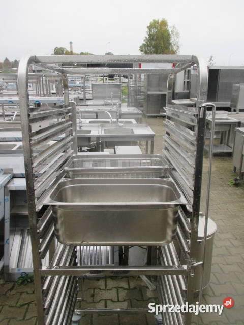 Wózek Transportowy Ze Stali Nierdzewnej 14x GN Gastronomia Ostrów Wielkopolski