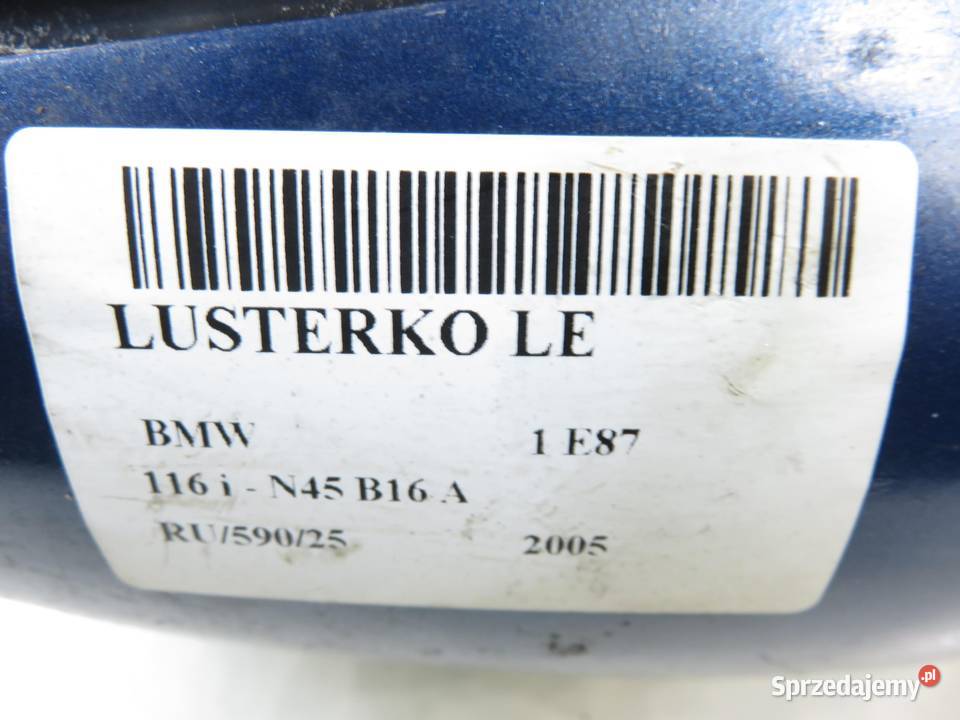 LUSTERKO LEWE BMW 1 E87 A195 SYDNEYBLAU METALLIC