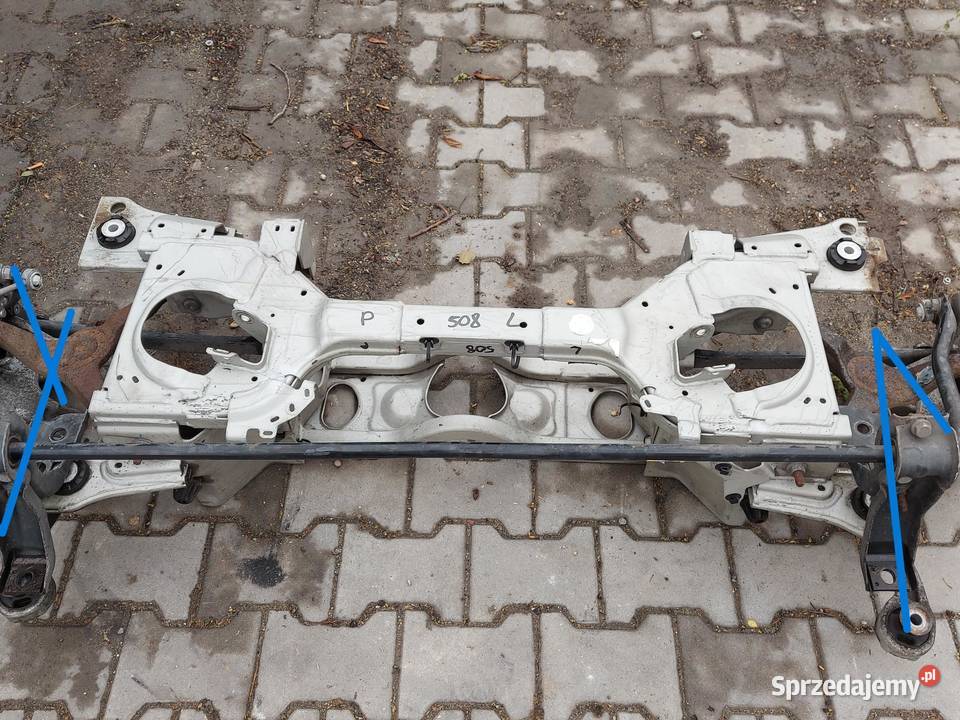 PEUGEOT 508 II Belka sanki zawieszenie tył