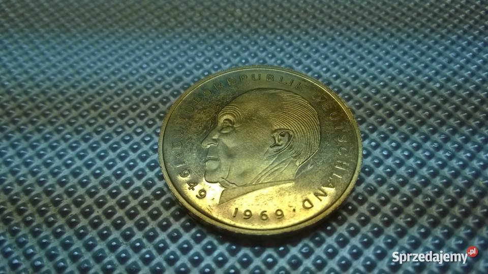 moneta Niemcy 2 marka 1981 złocona 035 mazowieckie Warszawa sprzedam