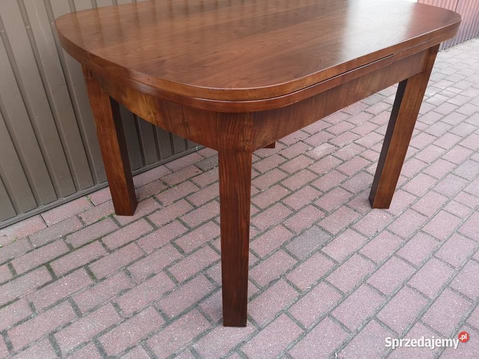 Stół ArtDeco Orzech Antyk Stary Rozkładany Swarzędz