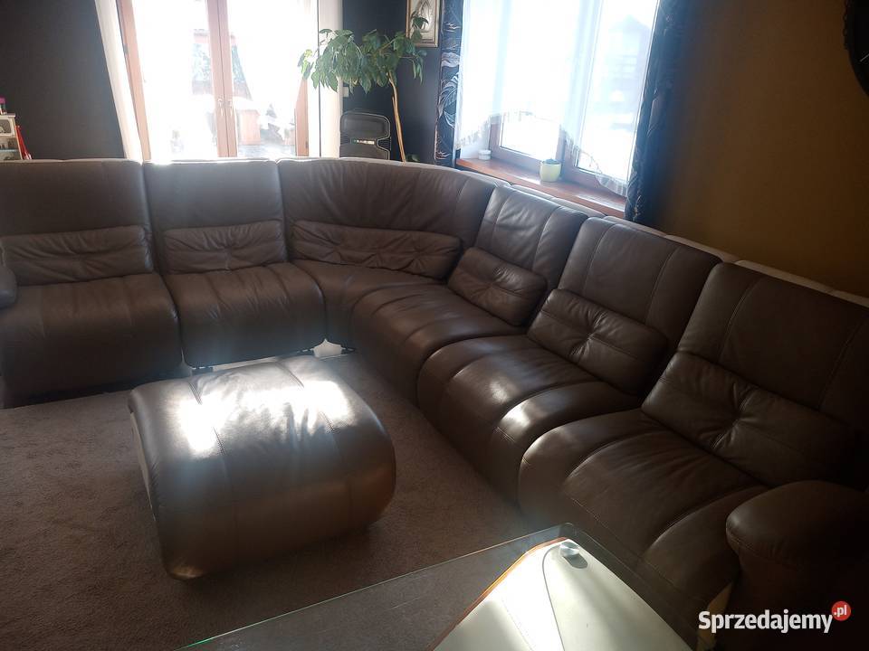Sofa narożnik skórzany Łukowica sprzedam