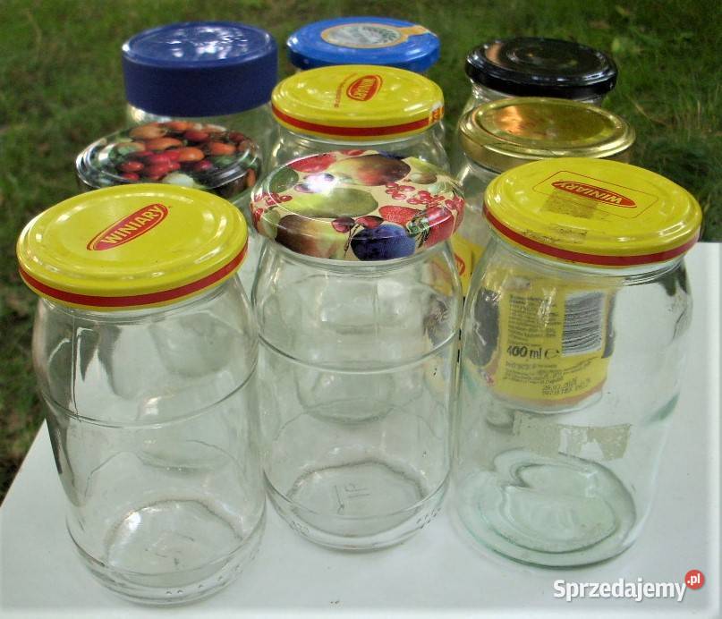 Słoiki na przetwory 370500 ml Pojemniki na żywność Lublin sprzedam