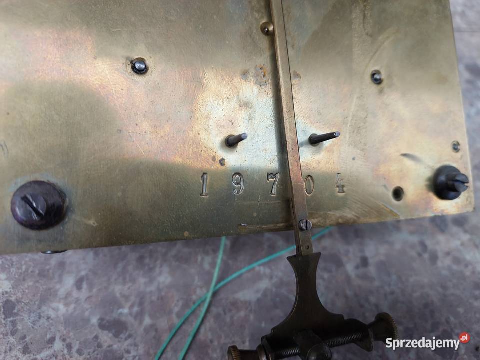 721 Mechanizm starego zegara linkowego żyłkowego