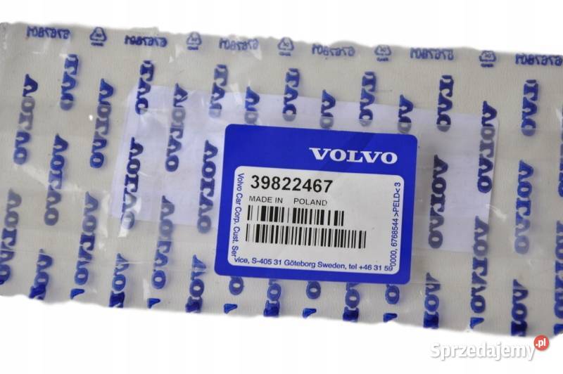 VOLVO S60 zaslepka airbag slupek tylny prawy OE