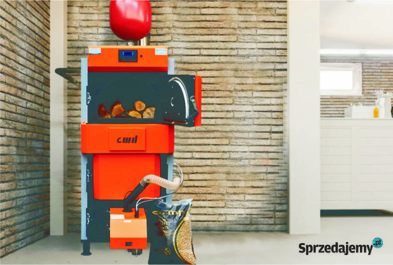 Kocioł co hybryda Sigma dual drewno pellet 25 kW śląskie Katowice sprzedam