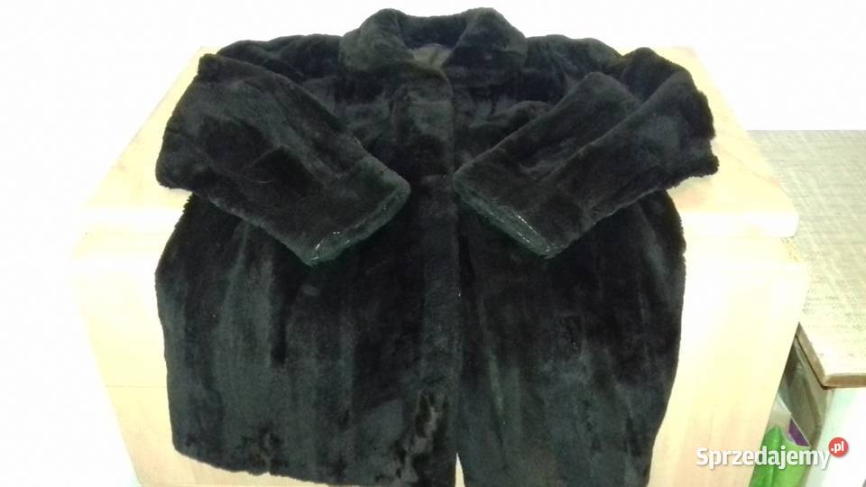Kurtka futrzana damska czarna do sprzedania Kraków