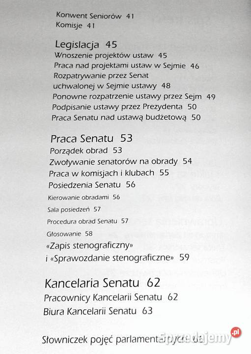 Senat Rzeczypospolitej Polskiej Dorota Mycielska Rok wydania 1994 Pozostałe lubelskie Chełm