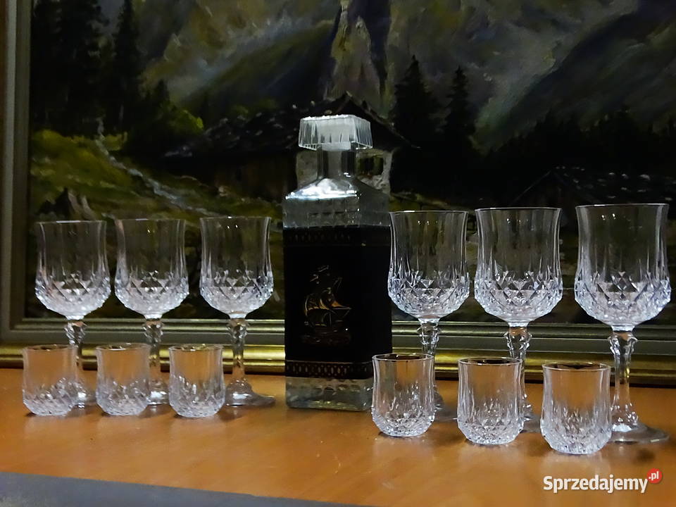Komplet kieliszków z karafką zestaw do whisky przezroczysty Biłgoraj