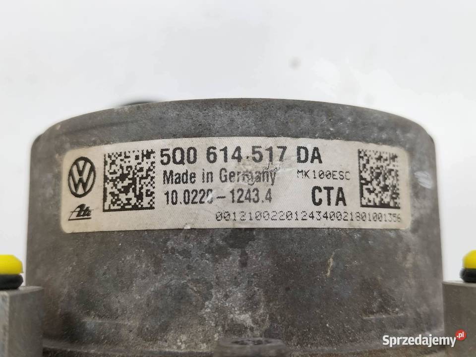 POMPA ABS 5Q0614517DA VW Volkswagen Touran III osobowe Układ ABS i ESP