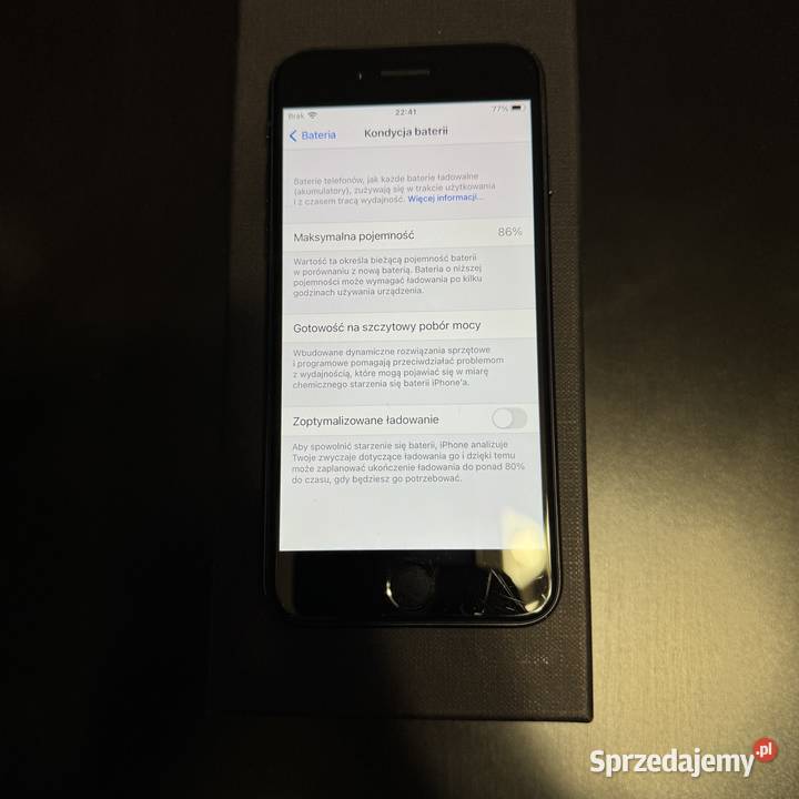 iPhone SE 2020 64GB Space Grey Bateria 86 Stan mazowieckie Warszawa