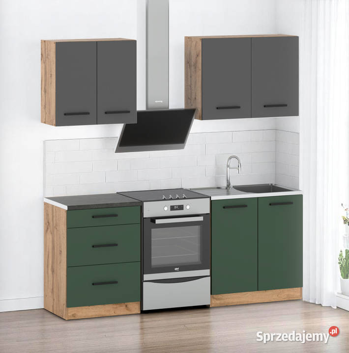 Kuchnia nowoczesna modułowa mała z blatem 2m 145cm warmińsko-mazurskie Elbląg sprzedam