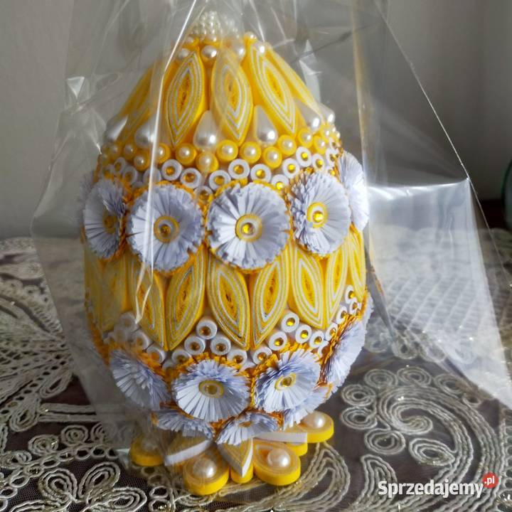 Jajka wielkanocne ręcznie robione quilling sprzedam