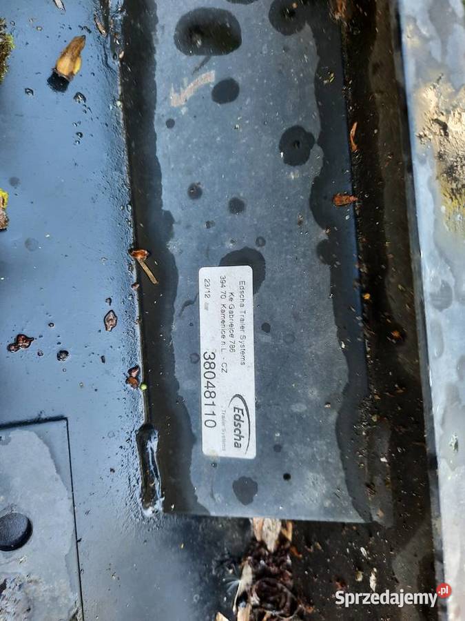 Zamkniecie dachu belka edscha naczepa Lublin sprzedam