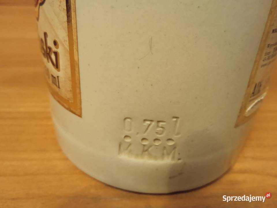 Ciekawa butelka ceramiczna sygnowana Mirostowice Koźminek sprzedam