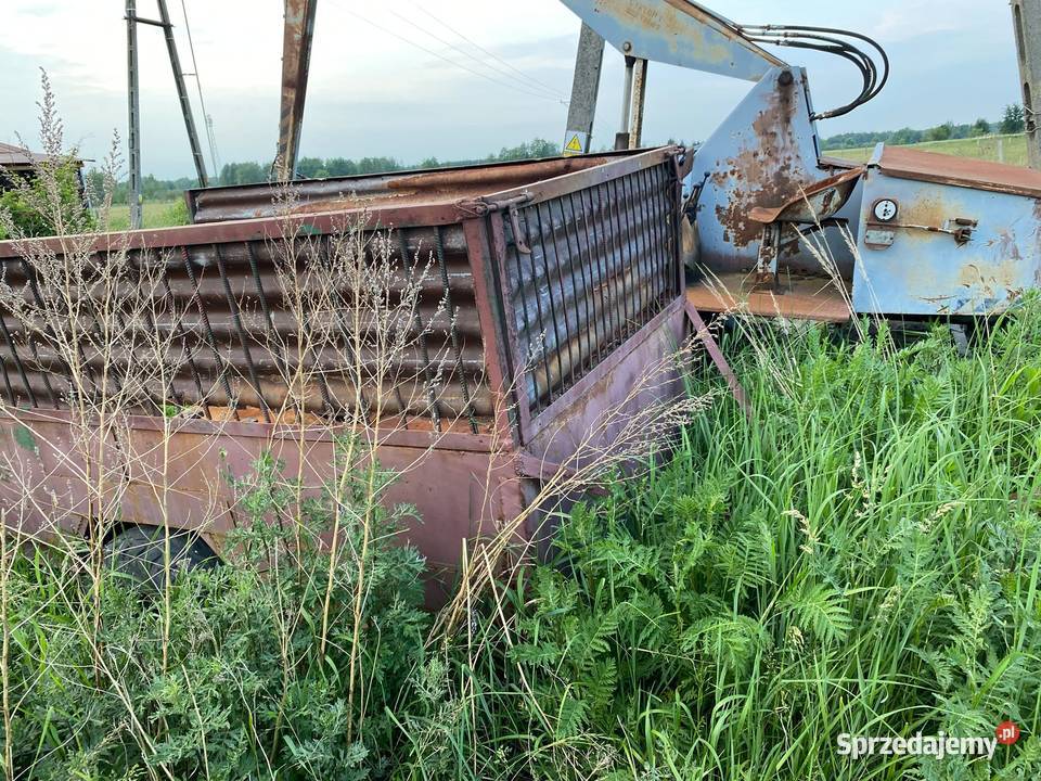 Dwukołwka rolnicza ciężka podwozie rozrzutnik nieuszkodzony Nowy Dzikowiec