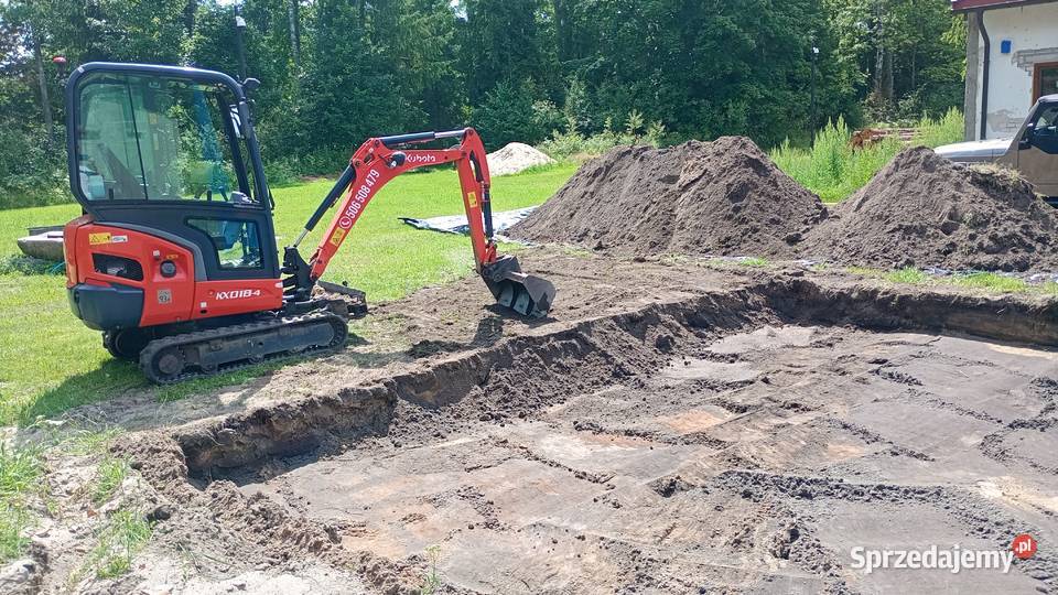 Usługi Minikoparką Wiertnicą Montaż Ogrodzeń Ruciane-Nida