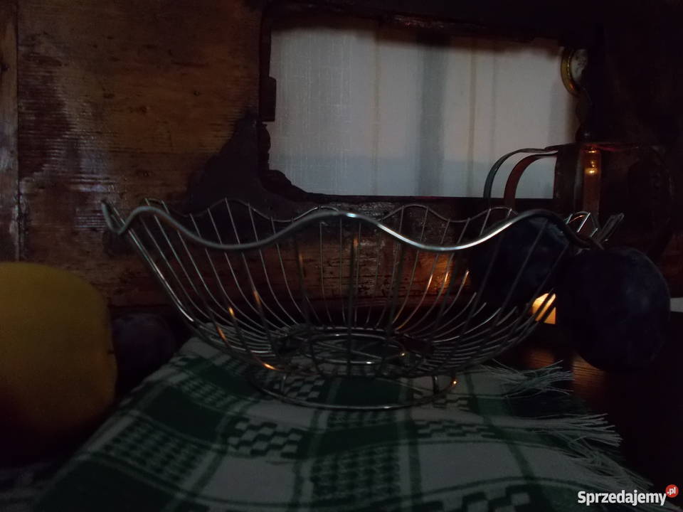 Kosz Na Owoce Orzechy Słodycze Koszyk Lata PRL Pozostałe Antyki, Sztuka, Kolekcje Szczecin