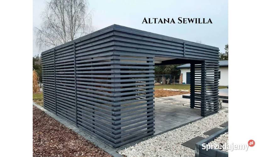 Altana drewniana nowoczesna Sewilla Szybka Dom i Ogród Łódź