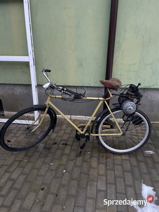 Rower Ukraina z silnikiem spalinowym