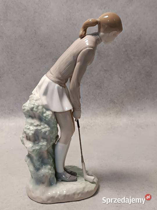LLADRO 4851 Lady Golfer Dziewczyna grająca w